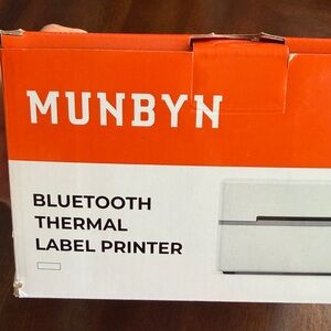 MUNBYN Bluetooth Thermal Label Printer - White